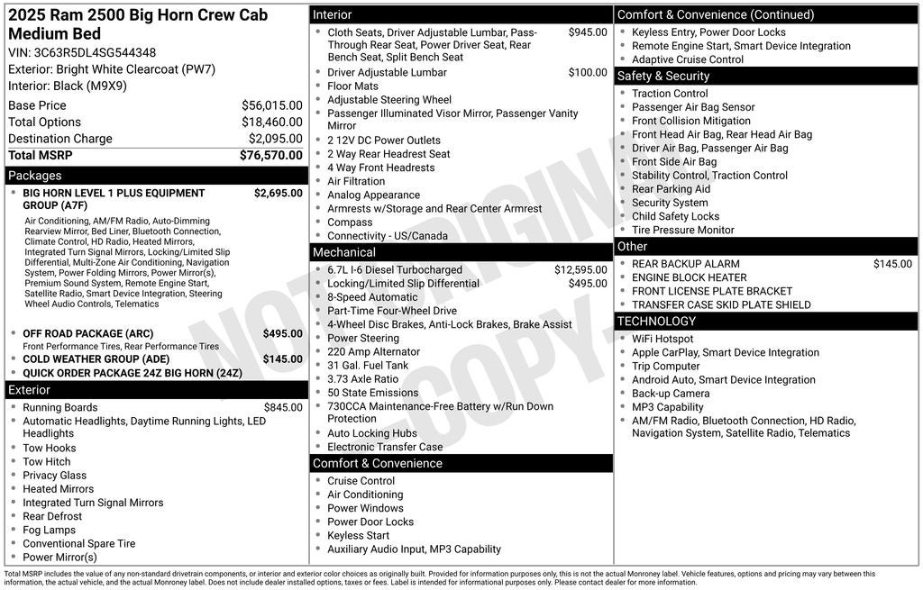 ram ram 2500 pickup 2025 3C63R5DL4SG544348 image ram ram 2500 pickup 2025 3C63R5DL4SG544348 image